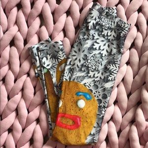 Terez Girls Gingerbread Leggings size L - 14